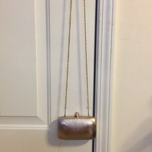 Cute gold clutch!